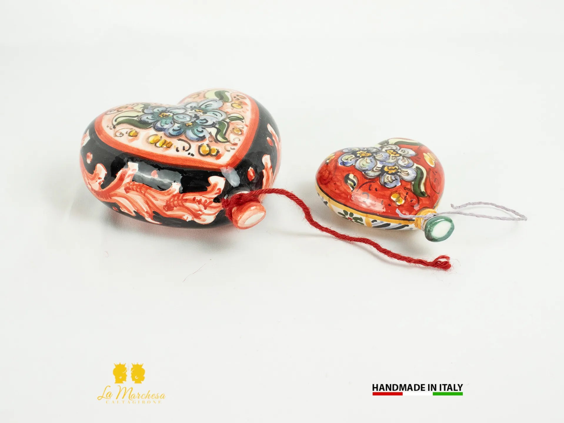 Palloncini in Ceramica di Caltagirone decorati a mano - Vari modelli