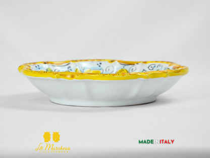 Piatto Barocco Decorato in Ceramica di Caltagirone - Vari Modelli