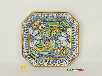 Piatto Ottagonale  in Ceramica di Caltagirone - Vari Modelli