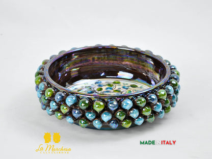 Ciotola Svuotatasche Madreperla in Ceramica di Caltagirone - Vari Modelli