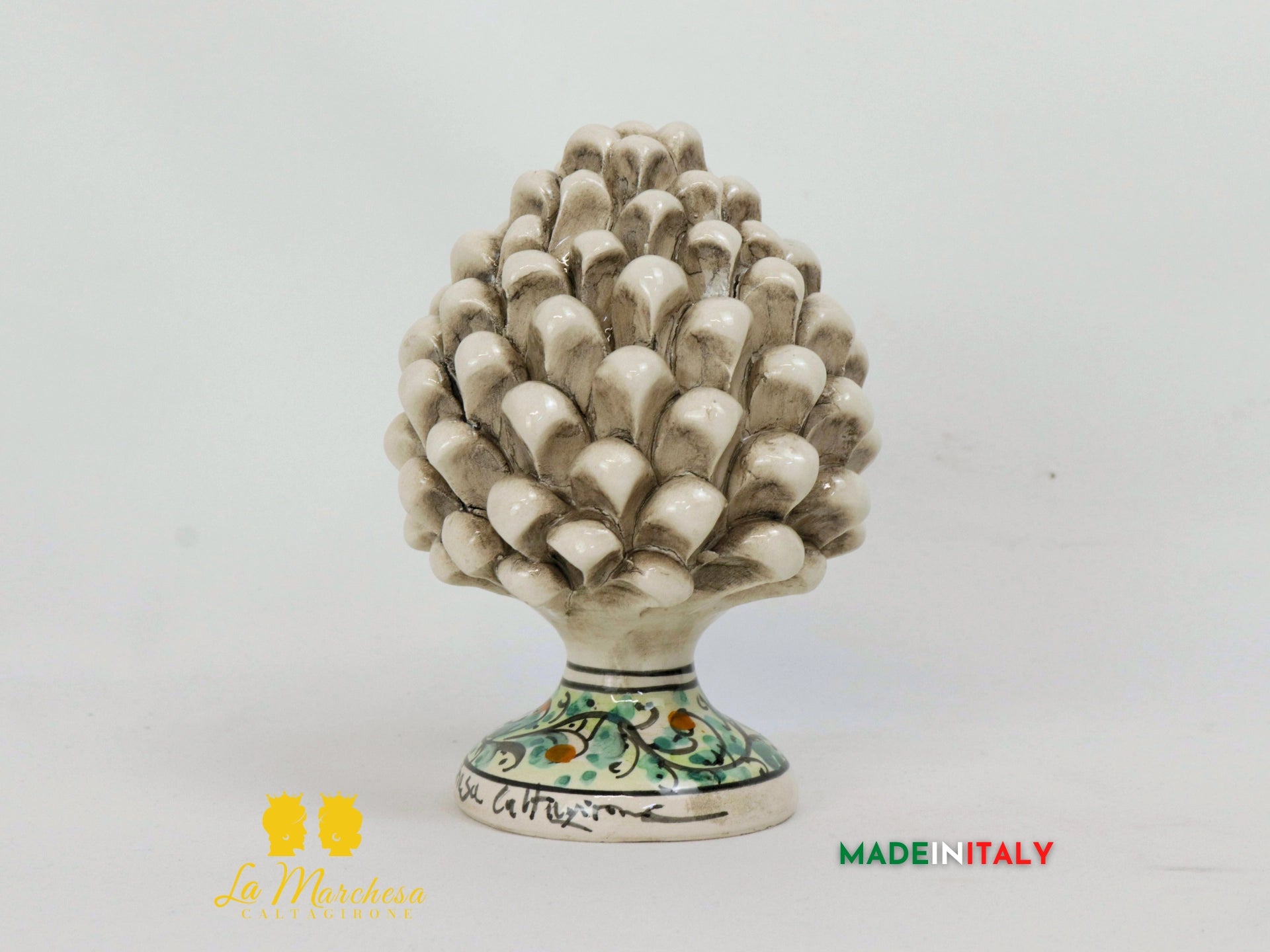 Pigna Siciliana Ceramica di Caltagirone 17cm - Vari Colori
