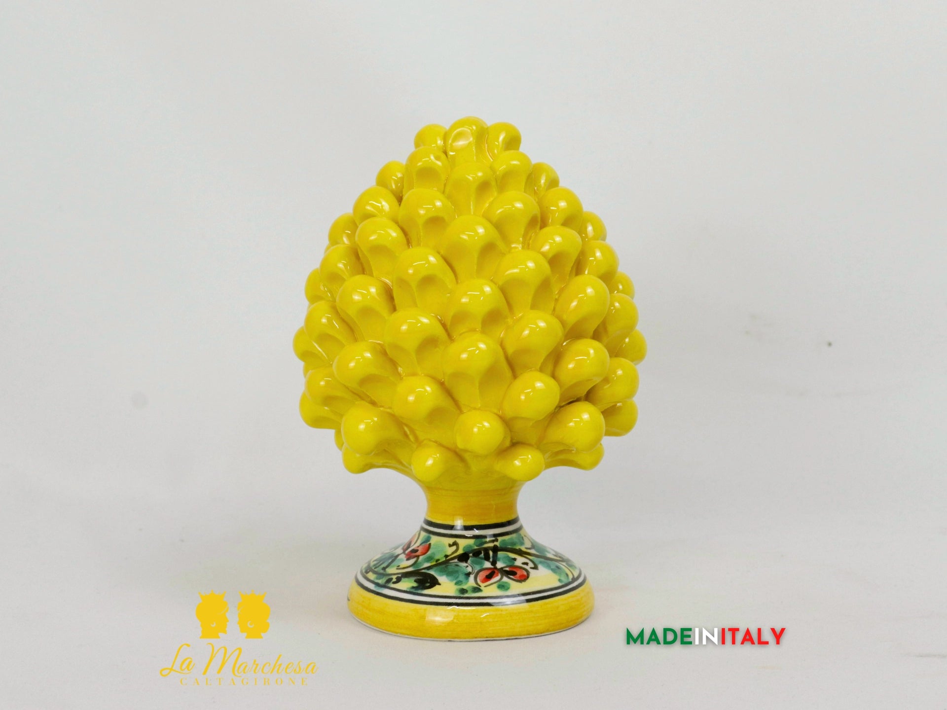 Pigna Siciliana Ceramica di Caltagirone 17cm - Vari Colori