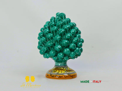 Pigna Siciliana Ceramica di Caltagirone 17cm - Vari Colori