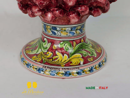 Pigna Siciliana in Ceramica di Caltagirone 47cm - Vari Colori