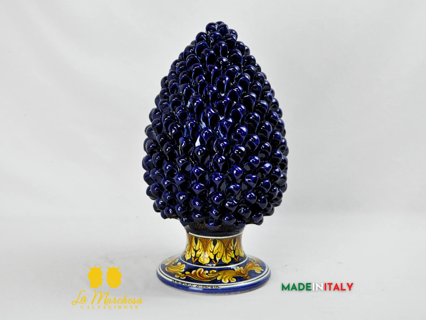 Pigna Artigianale in Ceramica di Caltagirone 40/42cm - Vari Modelli