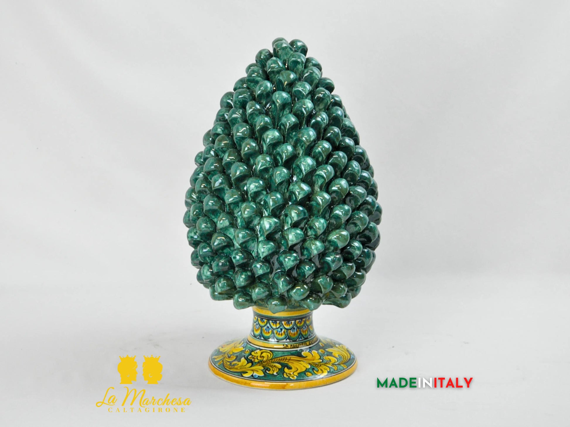 Pigna Artigianale in Ceramica di Caltagirone 40/42cm - Vari Modelli