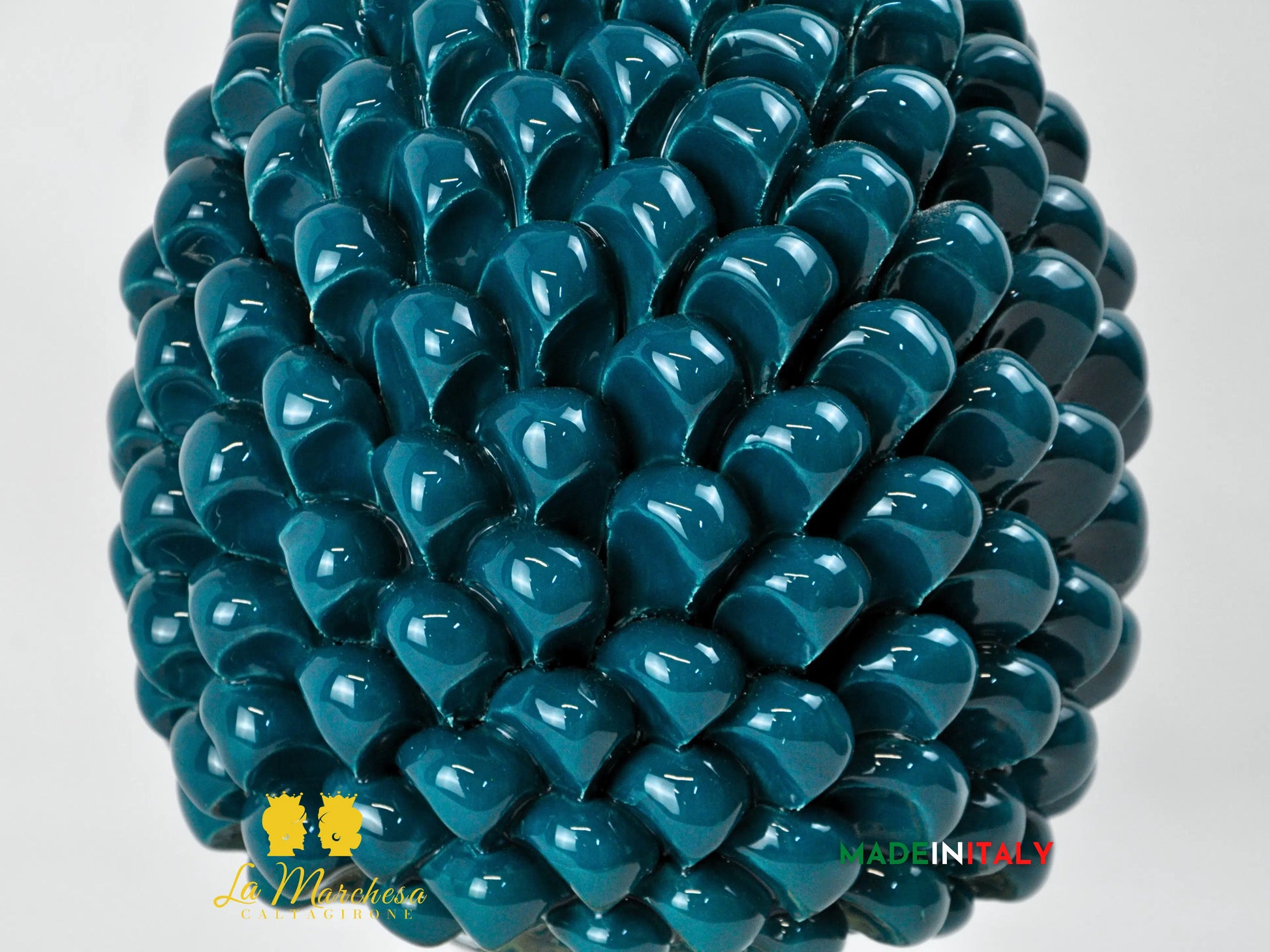 Pigna Siciliana Ottanio in Ceramica di Caltagirone 31cm