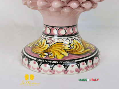 Pigna Siciliana in Ceramica di Caltagirone Decorata 41cm - Vari Colori