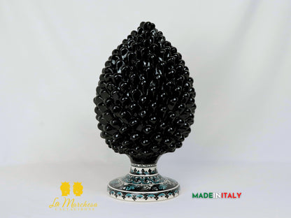 Pigna Siciliana in Ceramica di Caltagirone Decorata 41cm - Vari Colori