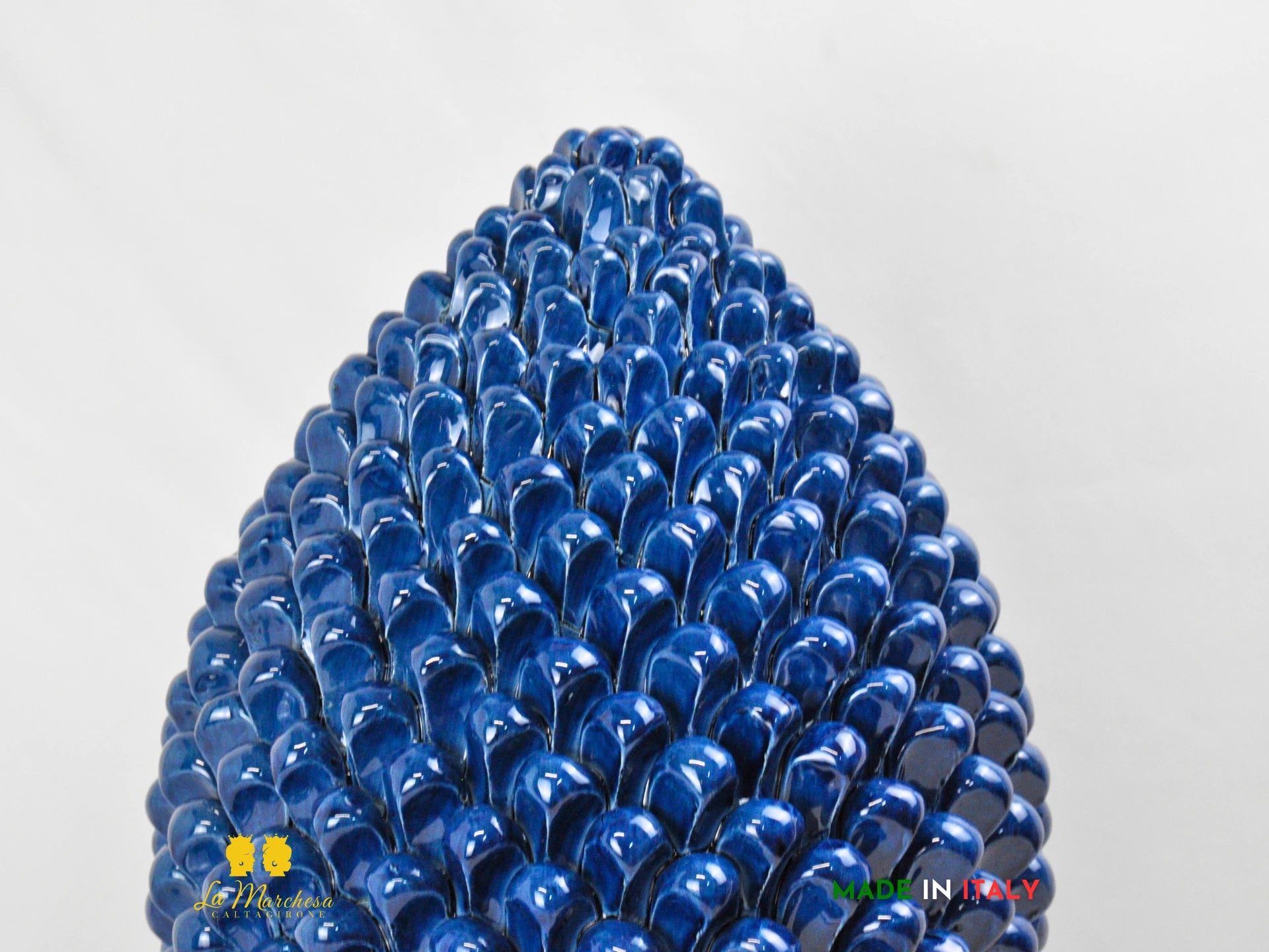 Pigna Siciliana in Ceramica di Caltagirone ornato barocco 52cm