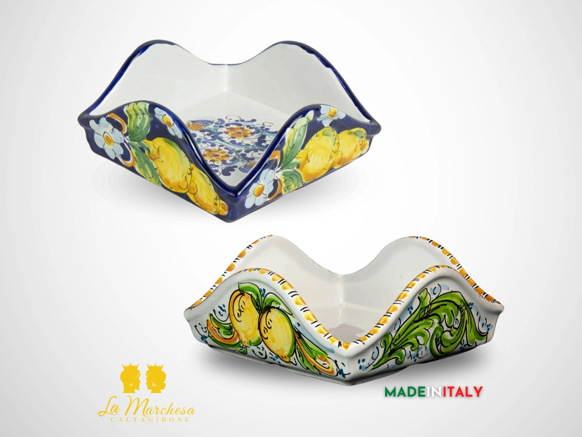 Porta Fazzoletti in Ceramica di Caltagirone - Vari Modelli