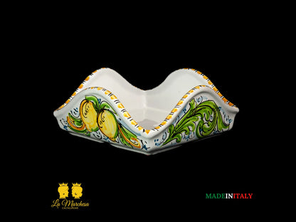 Portatovaglioli in ceramica di Caltagirone
