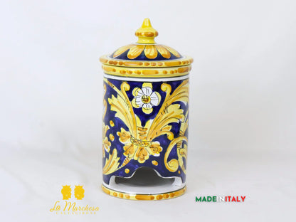Porta Cialde Ornato in Ceramica di Caltagirone 25cm - Vari Decori
