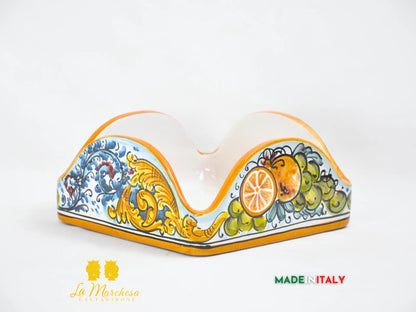 Porta scottex in Ceramica di Caltagirone