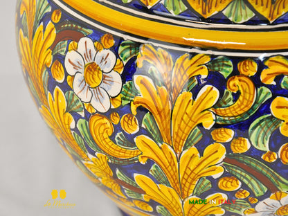 cachepot in ceramica siciliana