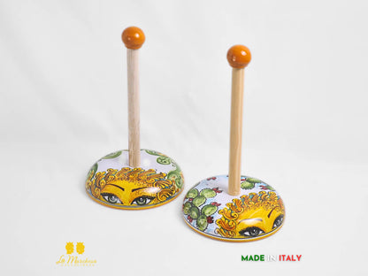 Decorazione da parete Ventaglio in Ceramica di Caltagirone - Vari decori