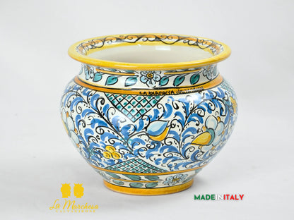 Portavaso in Ceramica di Caltagirone 19cm - Vari Decori