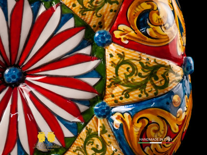 Pouf in Ceramica di Caltagirone design 45cm