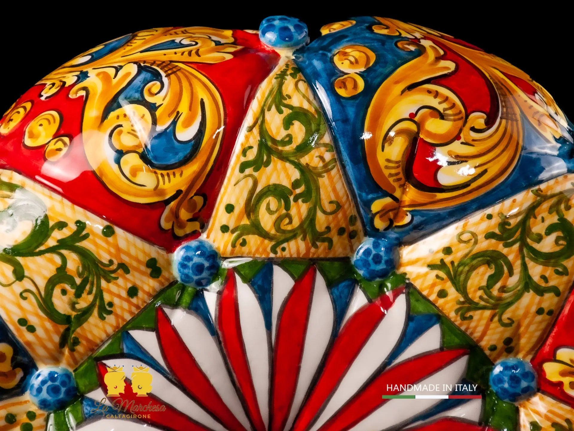 Pouf in Ceramica di Caltagirone design 45cm