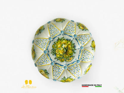Pouf in Ceramica di Caltagirone design 45cm