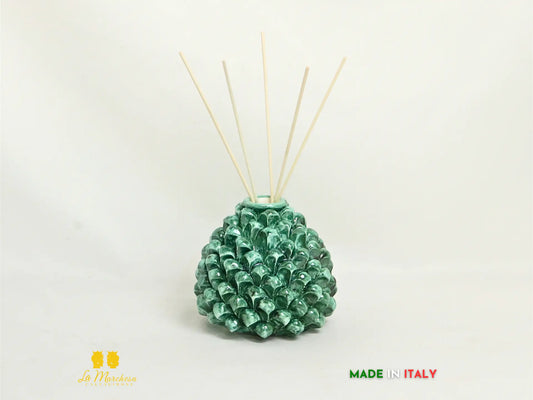 OUTLET - Profumatore Pigna Ambiente in Ceramica di Caltagirone