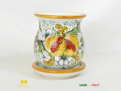 Scolaposate Ceramica di Caltagirone ornato con frutta - Vari Modelli