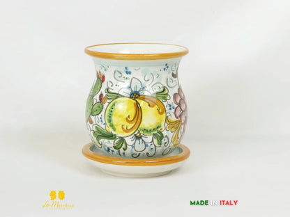 Scolaposate Ceramica di Caltagirone ornato con frutta - Vari Modelli