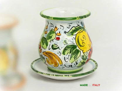 Scolaposate Ceramica di Caltagirone ornato con frutta - Vari Modelli