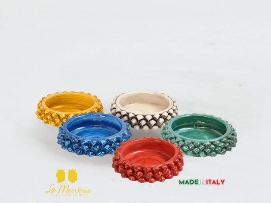 ciotola svuotatasche in ceramica di caltagirone
