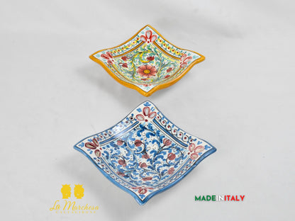 Svuotatasche Decorato in Ceramica di Caltagirone - Vari Modelli