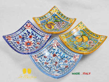 Svuotatasche Decorato in Ceramica di Caltagirone - Vari Modelli