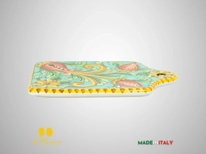 Tagliere Decorato in Ceramica di Caltagirone (4)