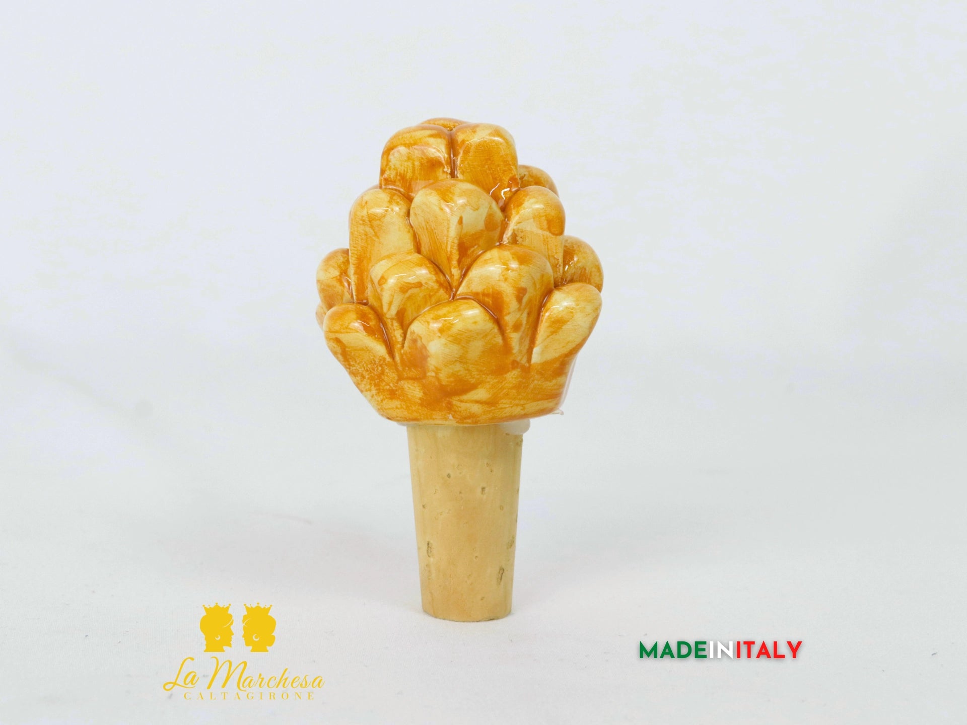 Tappi per Bottiglia in Ceramica di Caltagirone - Vari Colori