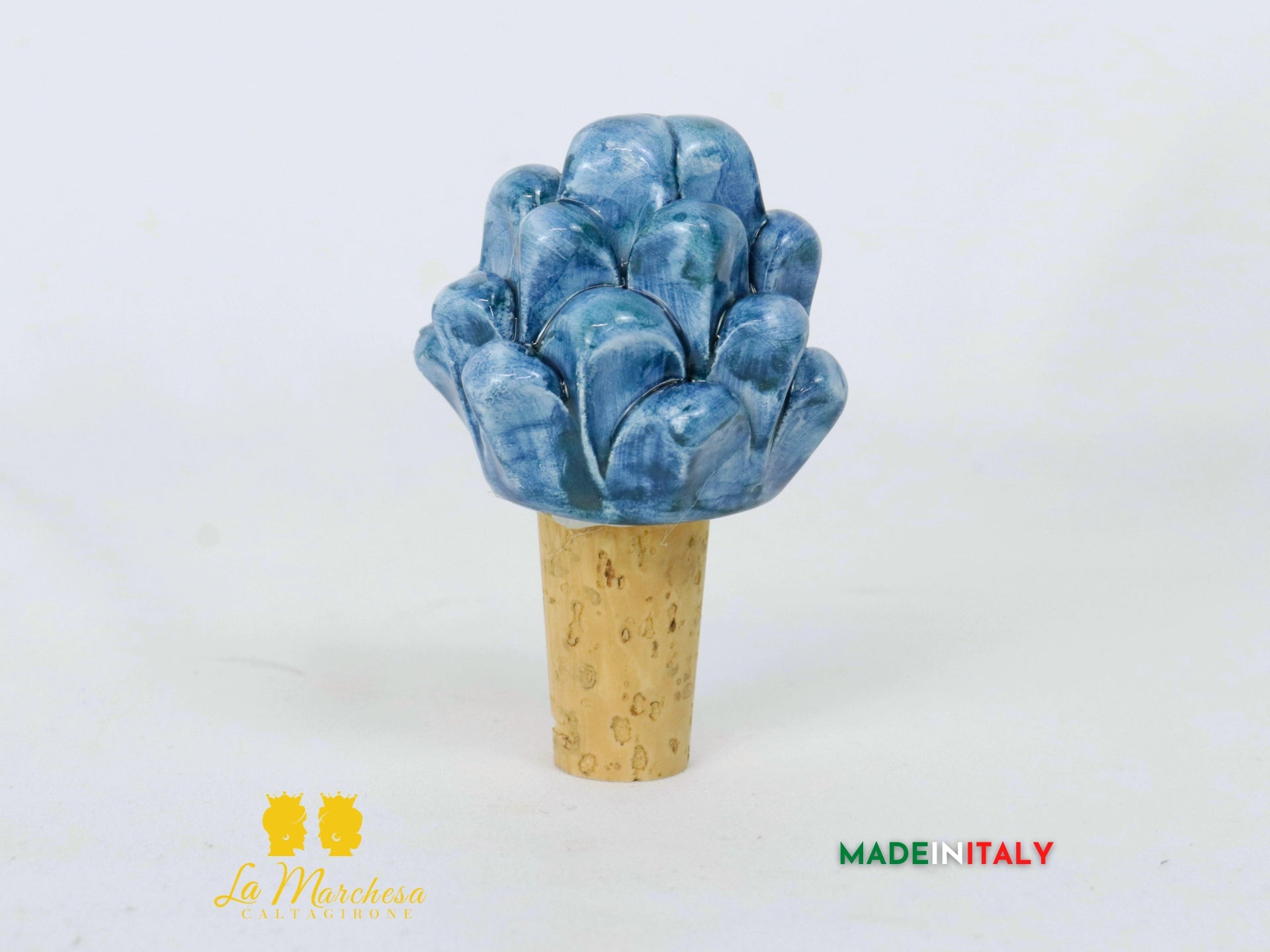 Tappi per Bottiglia in Ceramica di Caltagirone - Vari Colori