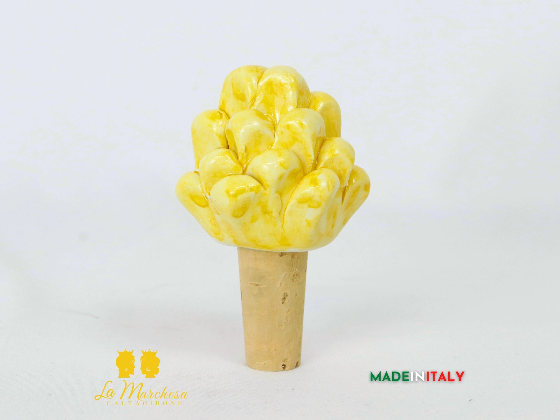 Tappi per Bottiglia in Ceramica di Caltagirone - Vari Colori
