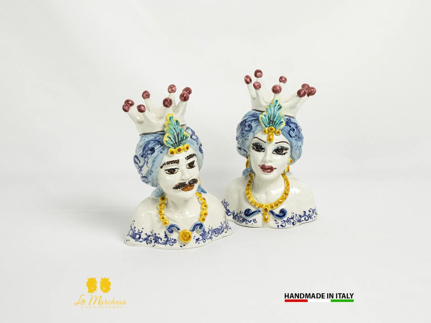 Teste di Moro a mezzo busto 16cm - Vari Modelli