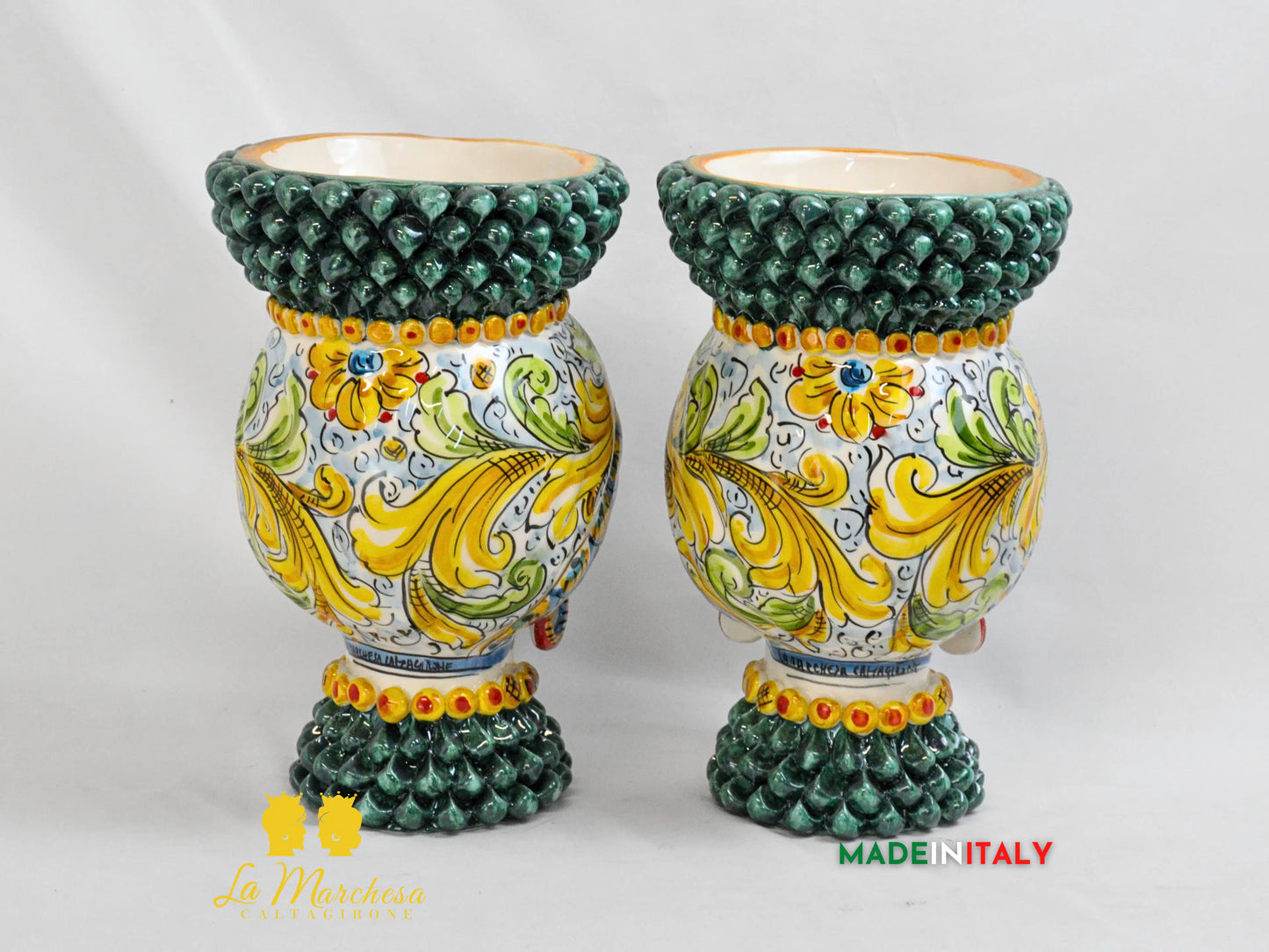 Teste di Moro in Ceramica di Caltagirone Pigna - Vari Modelli