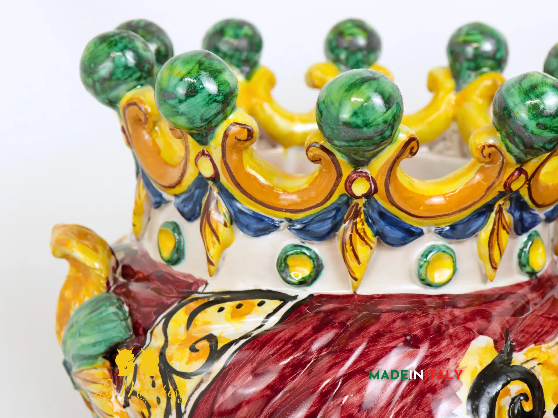 Teste di Moro Taormina Frutta in Ceramica di Caltagirone - Vari Modelli