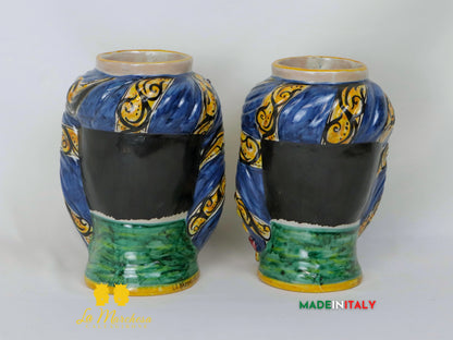 Teste di Moro Taormina in Ceramica di Caltagirone Classiche - Vari Modelli