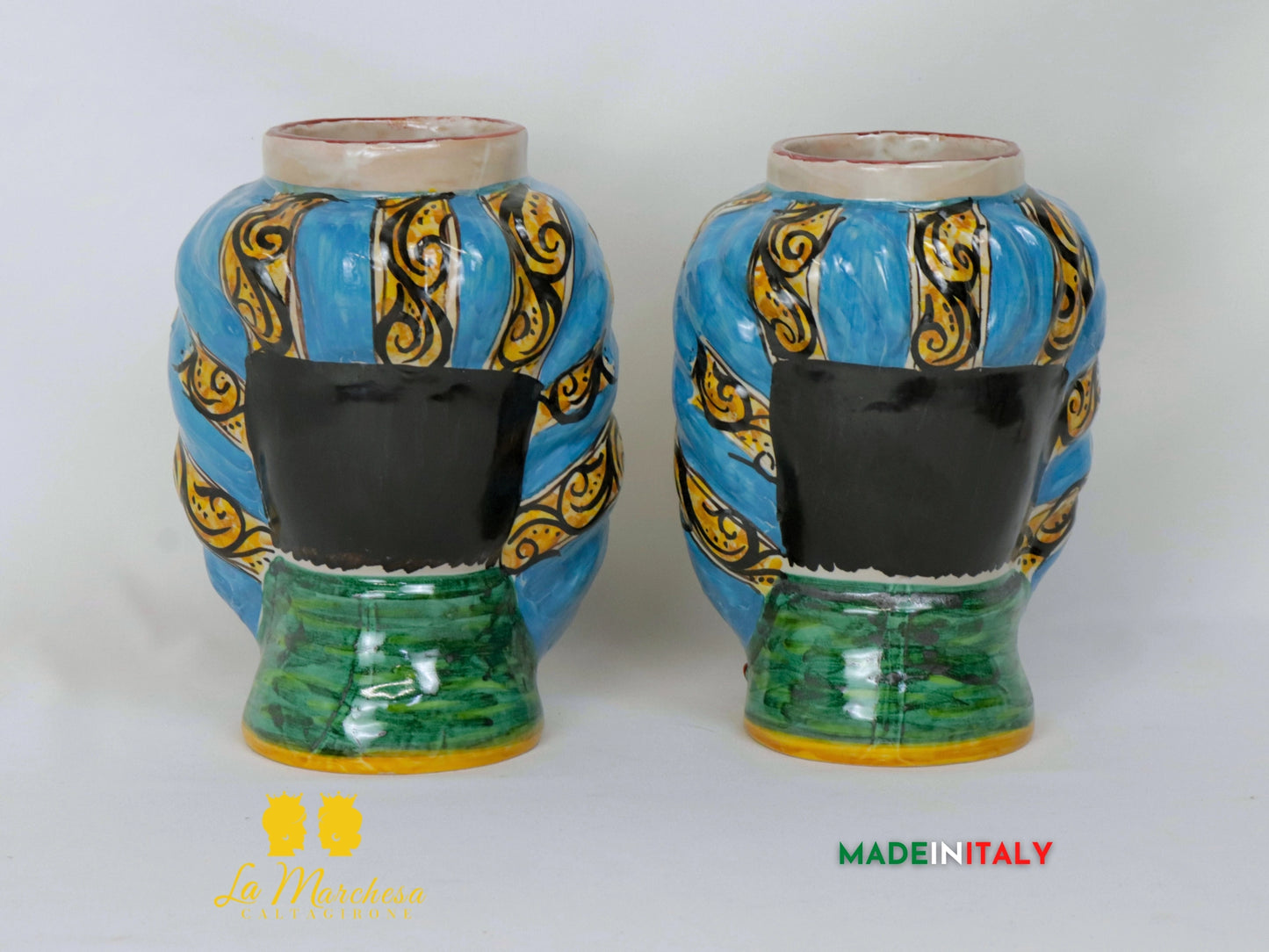 Teste di Moro Taormina in Ceramica di Caltagirone Classiche - Vari Modelli