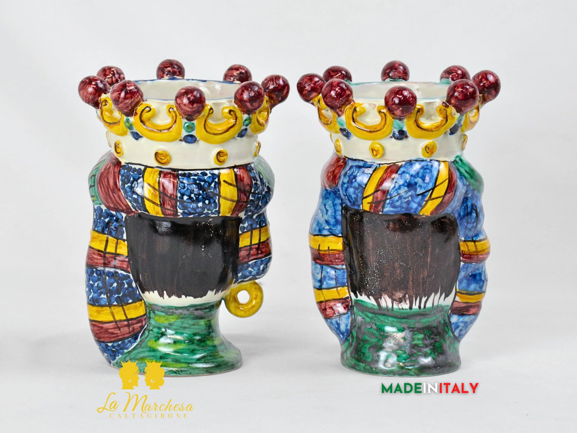 Teste di Moro Classica in Ceramica di Caltagirone - Vari Modelli