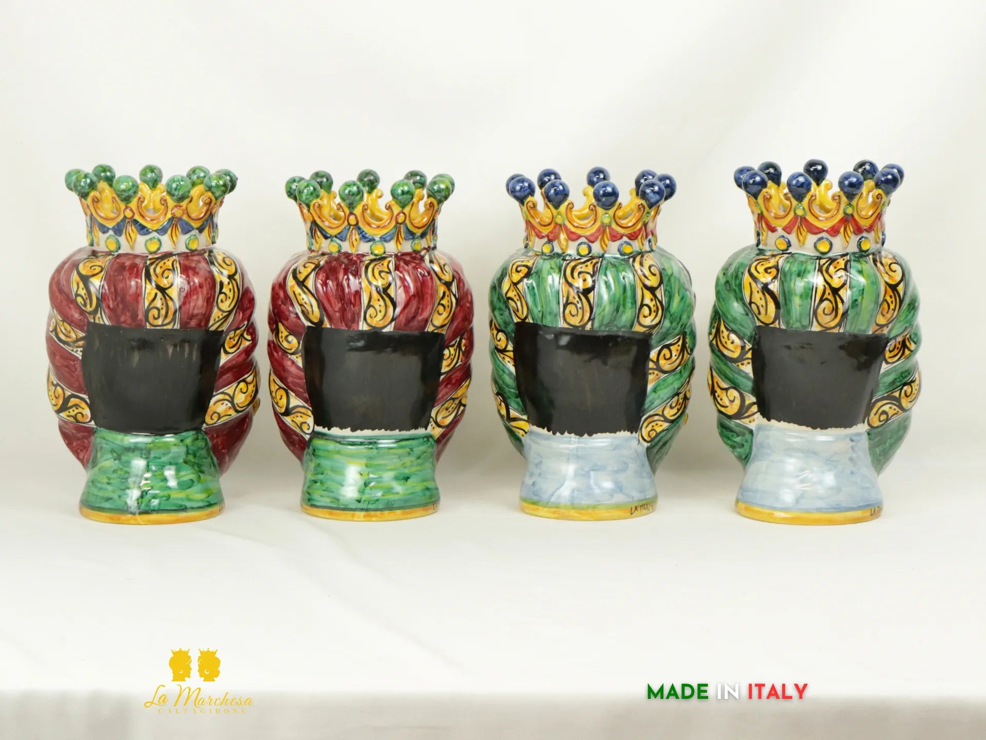 Teste di Moro Taormina in Ceramica di Caltagirone 25cm