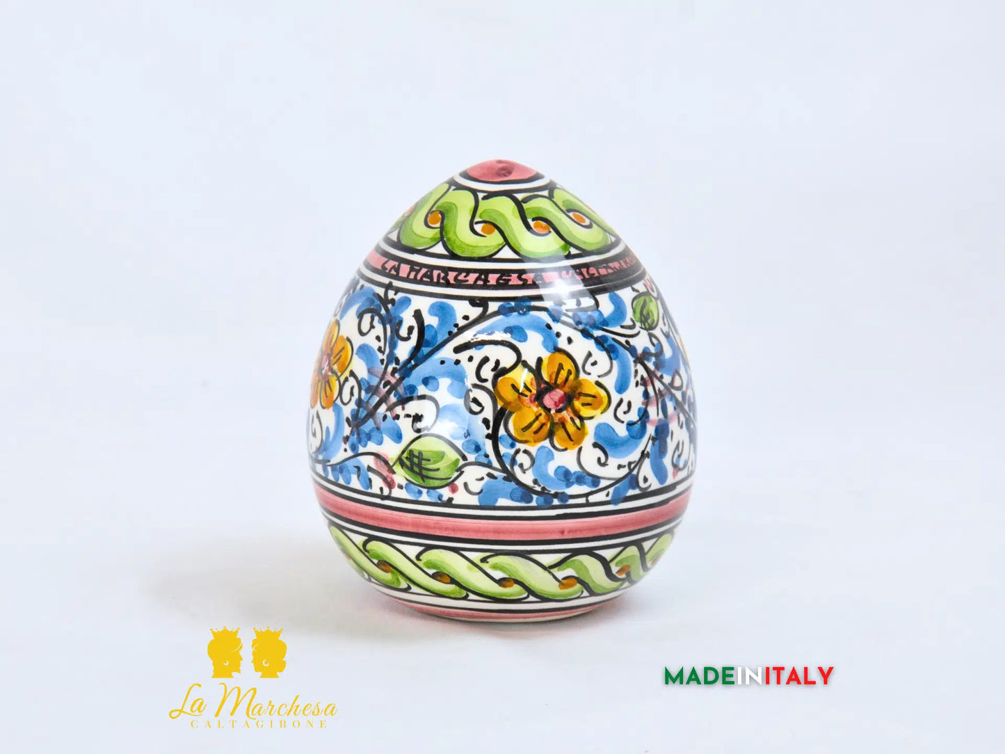 Uova Decorate in Ceramica di Caltagirone - Vari Modelli