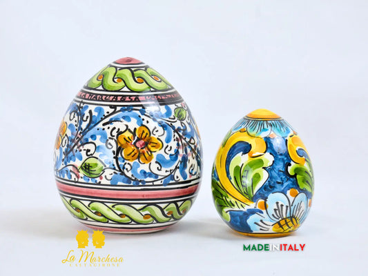 Uova Decorate in Ceramica di Caltagirone - Vari Modelli