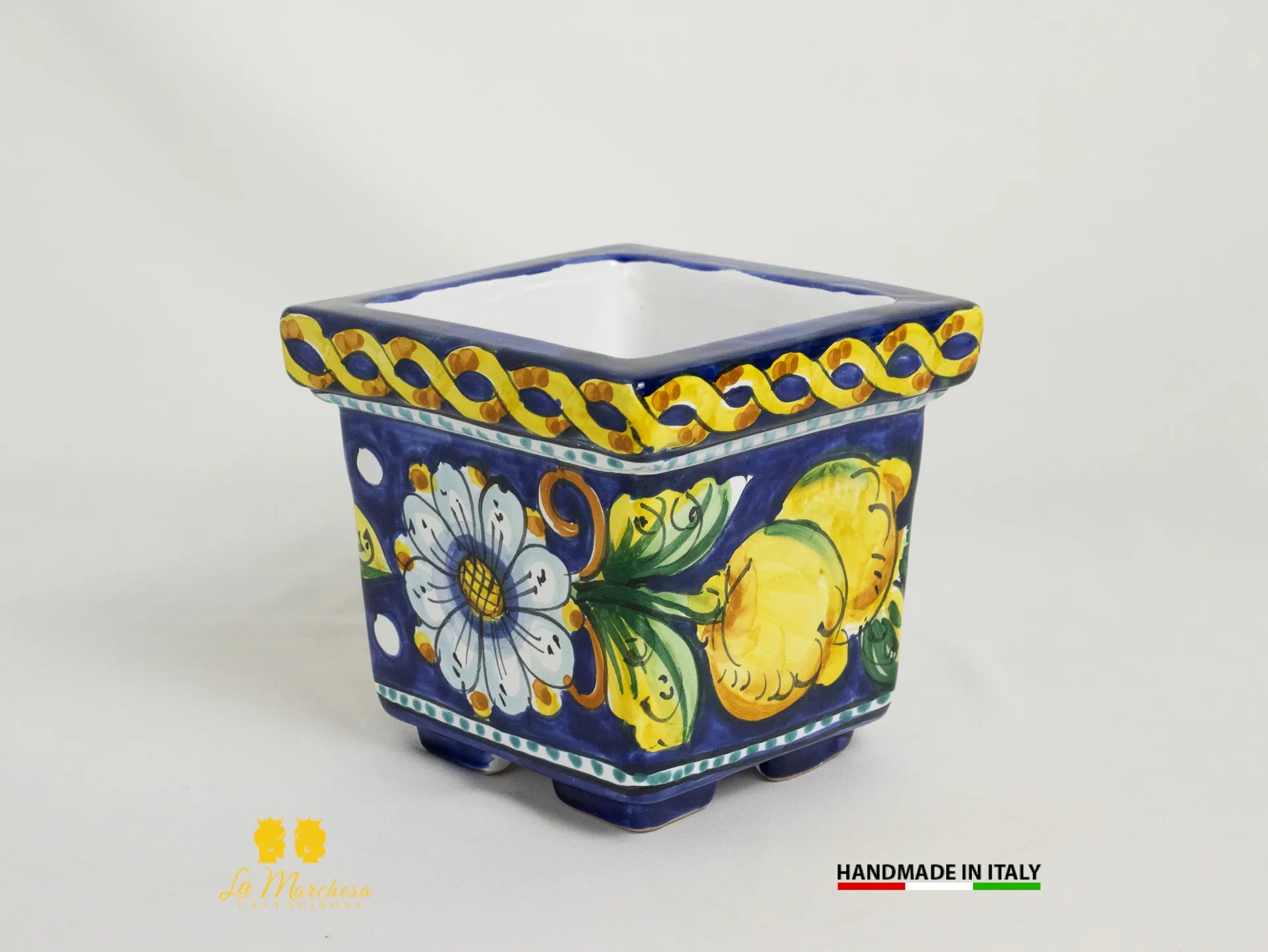 Fioriera In Ceramica A Forma Di Balena Blu - Vaso Per Piante Grasse E Decorazione - Foto 2
