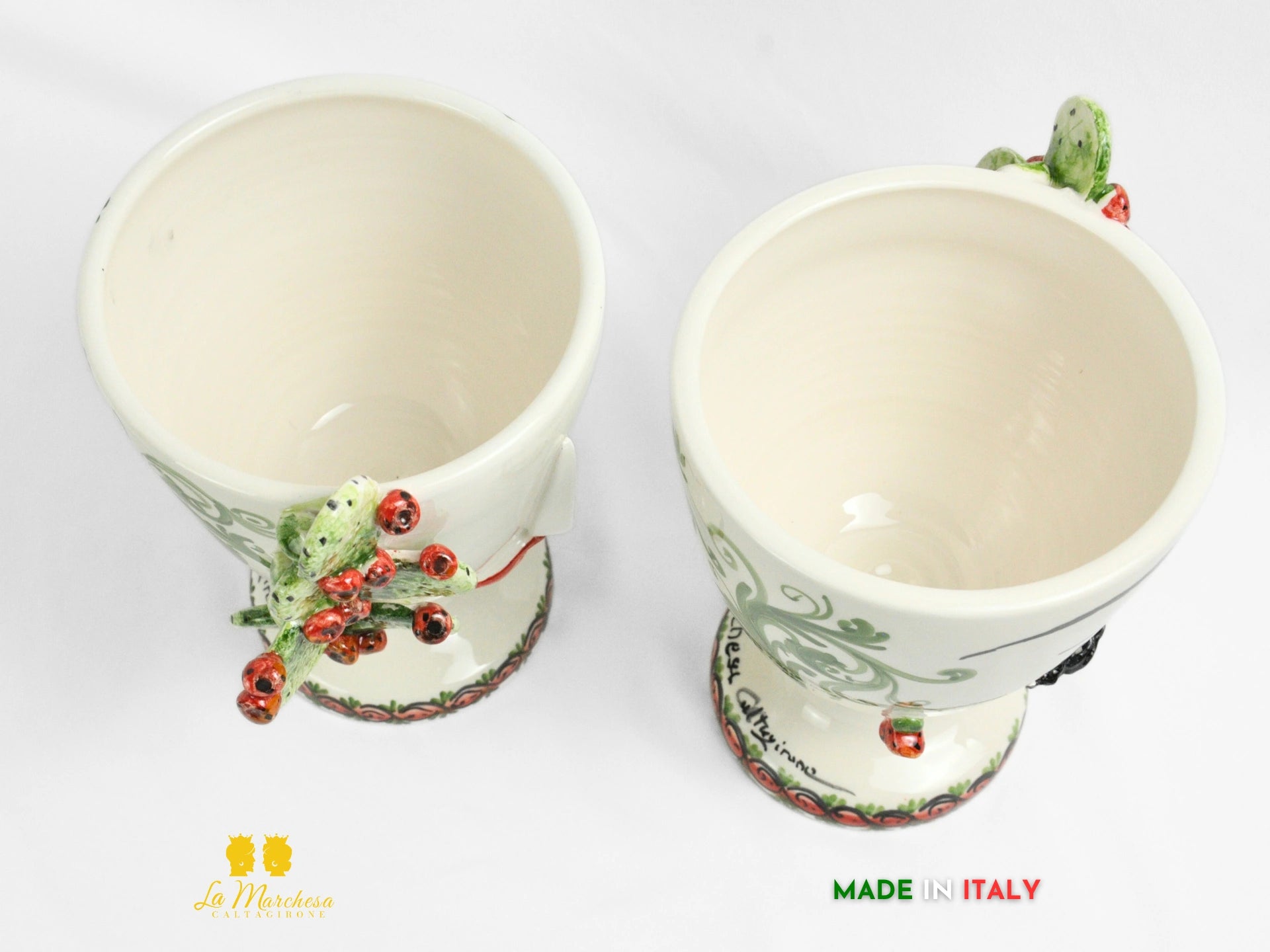 Vaso in Ceramica di Caltagirone Design Volto