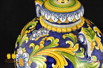 Lampada Barocca in Ceramica di Caltagirone 58cm - Vari Modelli
