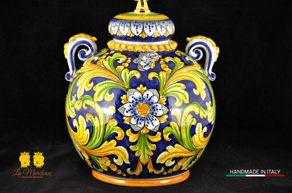 Lampada Barocca in Ceramica di Caltagirone 58cm - Vari Modelli