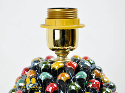 Lampada Arlecchino Madreperla in Ceramica di Caltagirone - Varie Misure