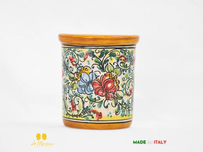 Umidificatori / vaso da parete Ceramica Caltagirone decori carretto siciliano